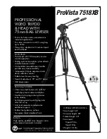 Tiffen ProVista 7518XB Specification Sheet preview