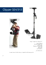 Preview for 2 page of Tiffen STEADICAM Clipper 312 Operating Manual