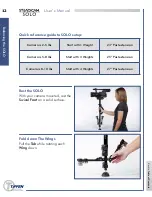 Preview for 12 page of Tiffen steadicam solo User Manual