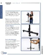 Preview for 26 page of Tiffen steadicam solo User Manual