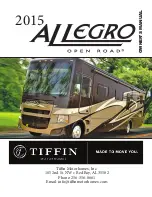 Tiffin Motorhomes 2015 Allegro Owner'S Manual preview