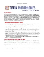 Предварительный просмотр 10 страницы Tiffin Motorhomes 2015 Phaeton Owner'S Manual