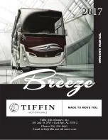 Tiffin Motorhomes 2017 Allegro Breeze Owner'S Manual preview