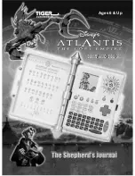 Tiger Electronics Atlantis The Lost Empire The Shepherd's Journal Instructions Manual preview