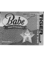 Tiger Electronics Babe and Friends 60-023 Instructions Manual preview