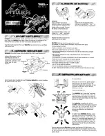 Tiger Electronics BattleBot's Pro Series Instructions preview