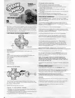 Tiger Electronics Brain Warp Instruction Manual preview