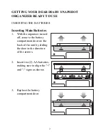 Preview for 2 page of Tiger Electronics Dear Diary SnapShot Organizer 71-555 Instruction Manual