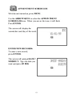 Preview for 12 page of Tiger Electronics Dear Diary SnapShot Organizer 71-555 Instruction Manual