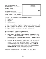 Preview for 25 page of Tiger Electronics Dear Diary SnapShot Organizer 71-555 Instruction Manual