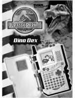 Tiger Electronics Dino Dex Instruction Manual preview