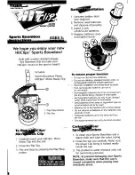 Preview for 1 page of Tiger Electronics Hitclips Sports Boombox Instructions