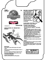 Предварительный просмотр 1 страницы Tiger Electronics Jurassic Park III Pteranodon Keychain 36407 Instruction