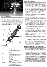 Tiger Electronics Lightsaber Duel Pen Game 88-510 Instruction preview