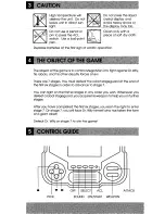 Предварительный просмотр 2 страницы Tiger Electronics Mega Man 3 LCD Video Game 7-834 Instruction Manual