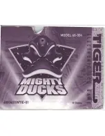 Tiger Electronics Mighty Ducks 60-004 Instruction Manual preview