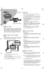 Tiger Electronics snoopy’s parachute catch game Instruction Manual preview