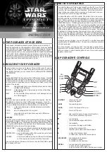 Preview for 1 page of Tiger Electronics Star Wars Episode I Podrace Challenge Game 88-008 Instruction