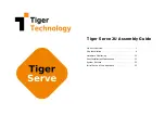 Tiger Technology Tiger Serve 2U Assembly Manual предпросмотр