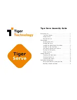 Preview for 1 page of Tiger Technology Tiger Serve Assembly Manual