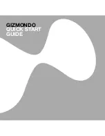 Tiger Telematics Gizmondo Quick Start Manual preview