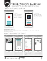 Preview for 7 page of Tiger Window Fashions AUTOMATE PULSE Quick Start Manual