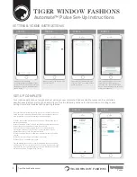 Preview for 8 page of Tiger Window Fashions AUTOMATE PULSE Quick Start Manual