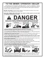 Предварительный просмотр 2 страницы Tiger BENGAL BRUTE Mounting And Operating Instructions