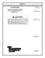 Preview for 23 page of Tiger BENGAL BRUTE Mounting And Operating Instructions