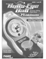 Tiger Bulls-Eye Ball Platinum 44900 Instruction Manual preview