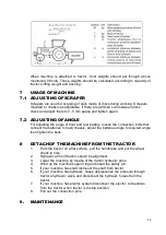 Предварительный просмотр 15 страницы Tiger DH20T Operator'S Manual And Spare Parts