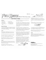 Preview for 1 page of Tiger Full House 86-201 Instruction Manual
