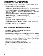 Preview for 2 page of Tiger JAG-B10U Operating Instructions Manual