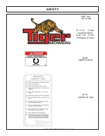 Предварительный просмотр 19 страницы Tiger JD 5065M Operating Instructions Manual