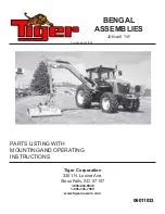 Preview for 1 page of Tiger JD6 E Series Mounting And Operating Instructions