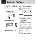 Предварительный просмотр 24 страницы Tiger JKT-B10U Operating Instructions Manual