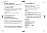 Preview for 2 page of Tiger JNO-B360 Operating Instructions Manual