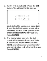 Preview for 7 page of Tiger Jumble 07-010 Instruction Manual