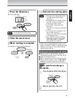 Preview for 25 page of Tiger tacook JAJ-A55U Operating Instructions Manual