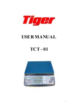 Preview for 1 page of Tiger TCT-01 User Manual