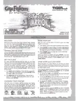 Tiger Tech Warriors Instructions preview