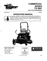 Preview for 1 page of Tiger TG 2661 Operator'S Manual