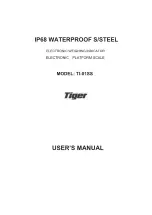 Tiger TI-01SS User Manual preview