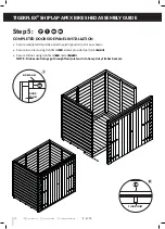 Preview for 12 page of Tiger TIGERFLEX SHIPLAP APEX BIKE SHED General Assembly Instructions