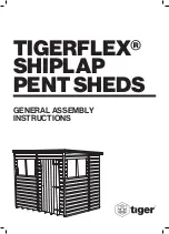 Предварительный просмотр 1 страницы Tiger TigerFlex Shiplap Apex General Assembly Instructions