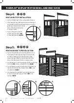 Предварительный просмотр 16 страницы Tiger TigerFlex Shiplap Apex General Assembly Instructions