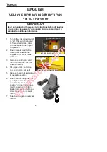 Preview for 4 page of Tigercat 1135 Quick Start Manual