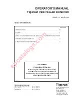 Preview for 1 page of Tigercat 720E Operator'S Manual