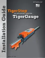 TigerStop TigerGauge Installation Manual предпросмотр