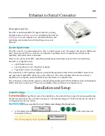 Preview for 3 page of TigerStop TS-DDH Installation & User Manual